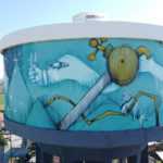 Mr. Fijodor – RAINBOW, murale sul deposito idrico a Santa Croce sull’Arno