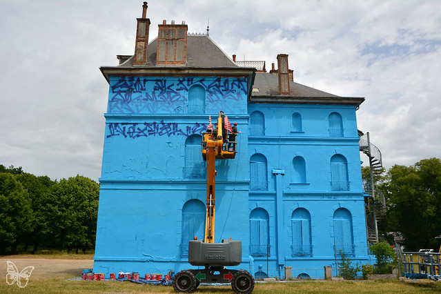 Lek & Sowat - Castles made of sand, Château de la Valette, Pressigny-les-Pins, 2022