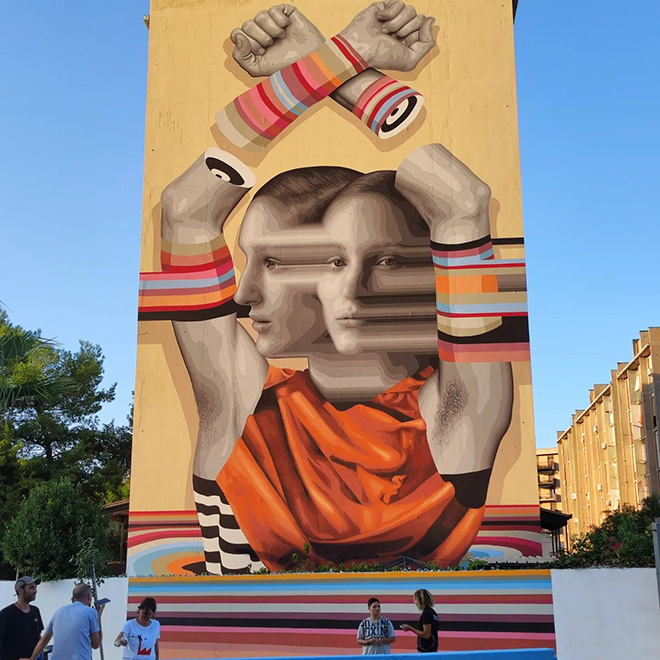 Medianeras - Palermo: murale per Sperone167