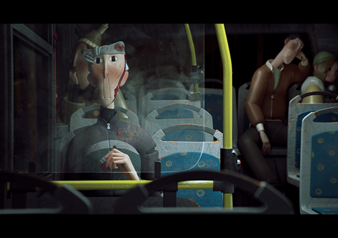 Elena Felici - Busline 35A, Production Still