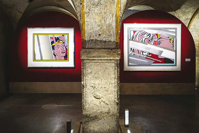 ROY LICHTENSTEIN. Variazioni Pop, installation view Palazzo Tarasconi, Parma. Photo credit: L'altro SCATTO