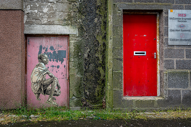 Swoon - Nuart Festival 2023, Aberdeen. Photo: @bktallman