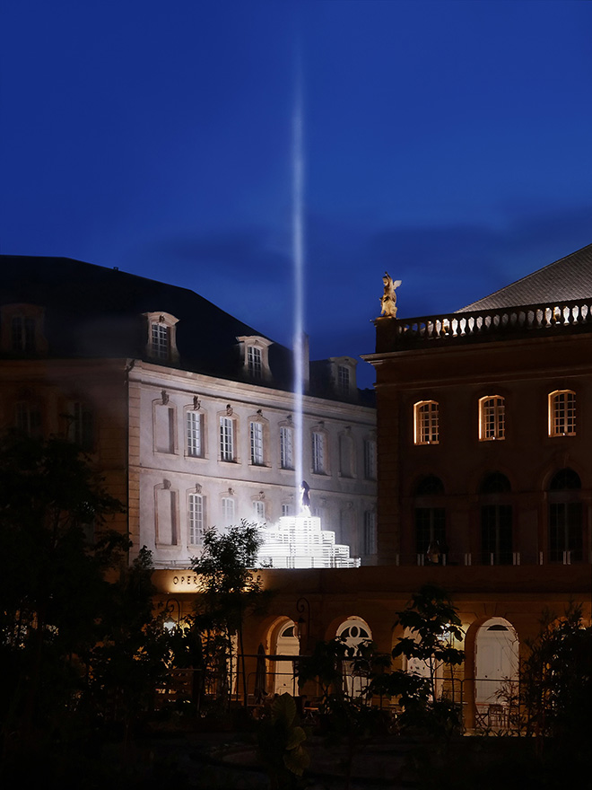 Karolina Halatek - RELIC, installation on Terrace Opéra de Metz, 2023