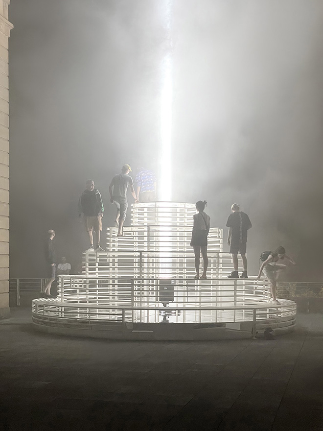 Karolina Halatek - RELIC, installation on Terrace Opéra de Metz, 2023