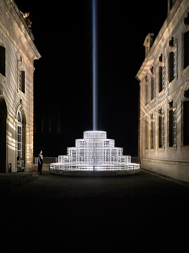 Karolina Halatek - RELIC, installation on Terrace Opéra de Metz, 2023