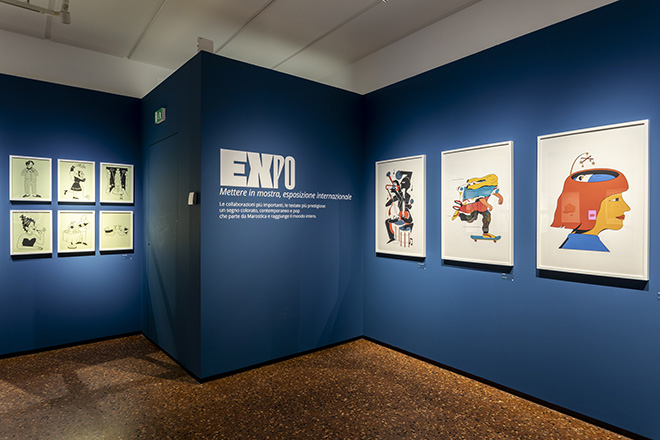 EX - Illustri x Elena Xausa, installation view, Gallerie d’Italia, Vicenza