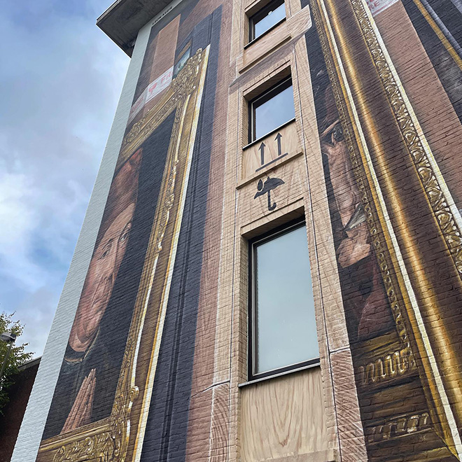 Leon Keer - 3D Mural with Augmented Reality, Leuven (Belgium)