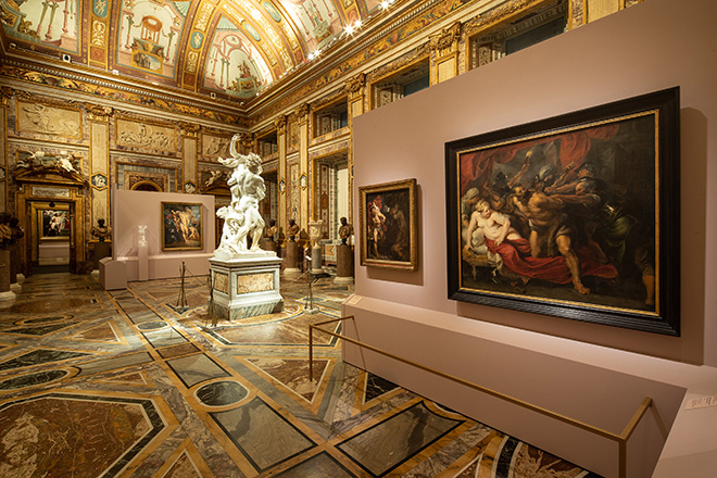 Il Tocco di Pigmalione. Rubens e la scultura a Roma. Installation view. Galleria Borghese. Photo credit: A. Novelli. ©Galleria Borghese