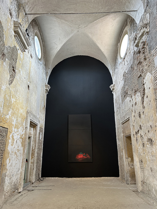 ERON, Installation view Ex Convento di San Francesco Bagnacavallo