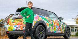 Oliver Gorrod creates "Car of the Future", Winner of “MINI Minds…with Crayola”