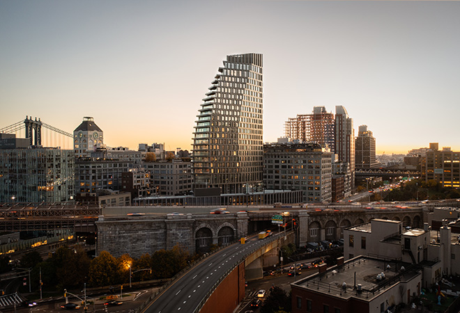 Olympia Dumbo – La torre a vela residenziale di Brooklyn