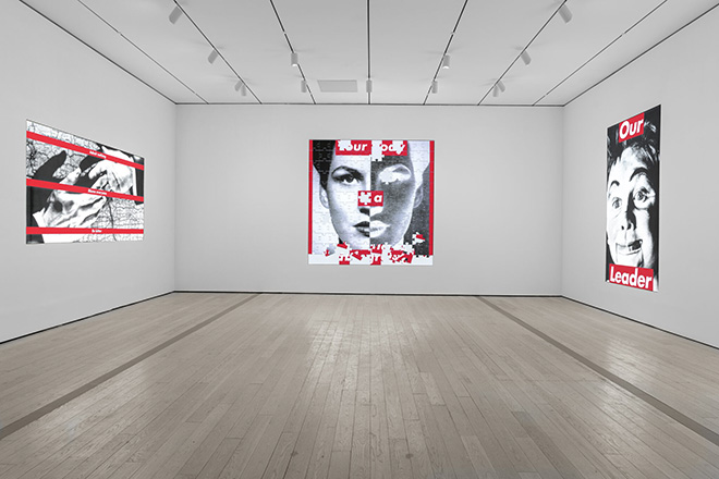 Barbara Kruger, Barbara Kruger: Thinking of You. I Mean Me. I Mean You., Installation view, Los Angeles County Museum of Art – LACMA, Los Angeles, March 20-July 17, 2022, Courtesy the artist and Sprüth Magers, Photo: Museum Associates/LACMA