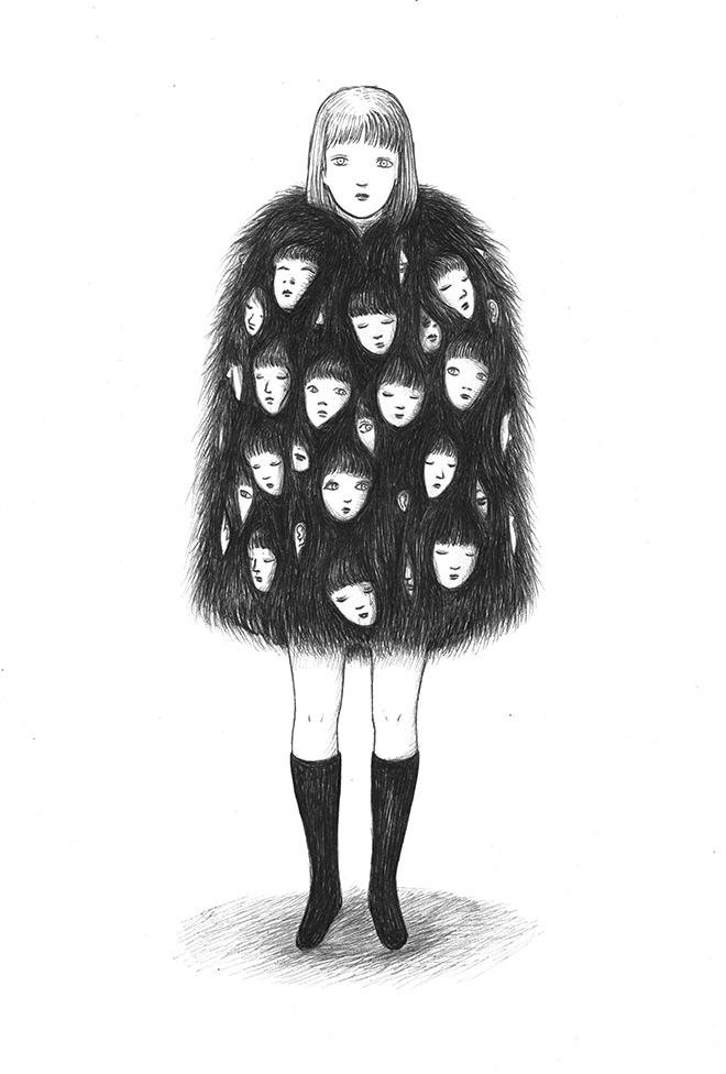 Virginia Mori - Face in fur