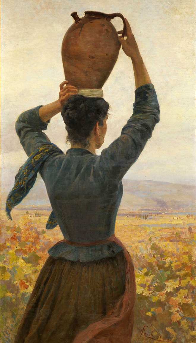 Francesco Gioli - Acquaiola, 1891, Firenze, Collezione d'arte della Fondazione CR Firenze
