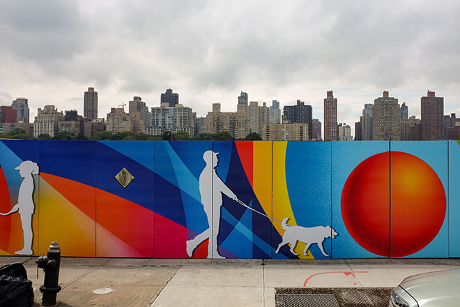 A City in Motion, New York. Artwork by Zeehan Wazed, Durst Organization.Photo credit: Paul Katcher