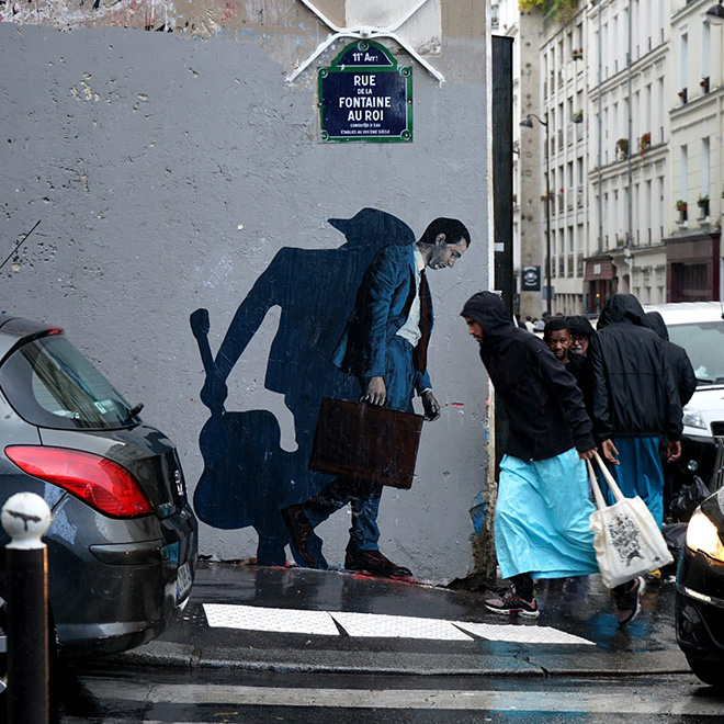 Levalet - Cigale/Fourmi, Paris