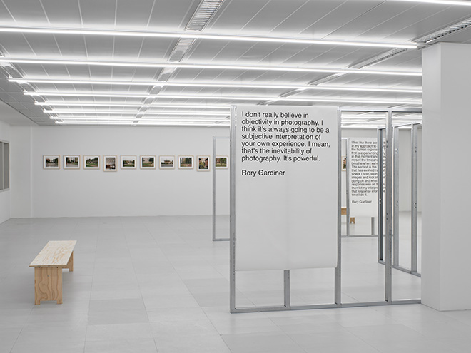 Rory Gardiner - Walking Milan, installation view, C41 Gallery, Milano