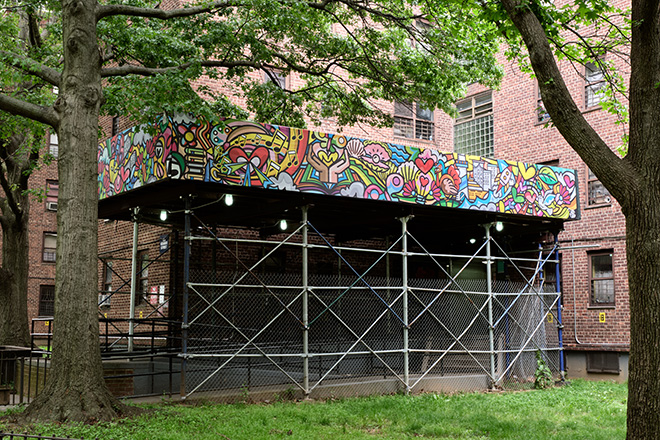 HSouth beach Houses, New York. Artwork by Joe Riccio. Photo credit: Lloyd McCullough