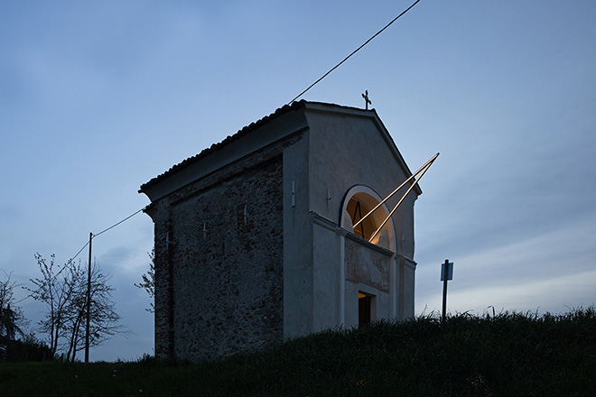 Emilio Ferro - Miracle, Cappella di San Rocco. Photo credit: Roberto Conte