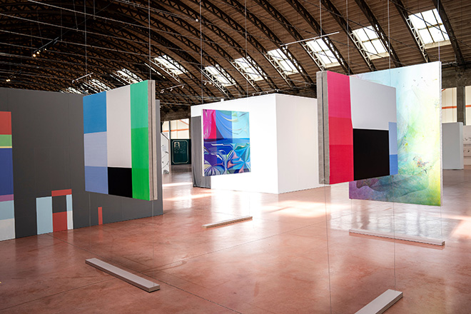 Opere di Proembrion e veduta della mostra. IN MY NAME. Above the show, installation view, Open Dream Treviso. Photo credit: Elena Pescarolo