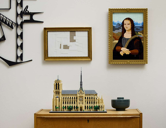 La Monna Lisa e la Cattedrale di Notre-Dame – I nuovi set Lego dedicati all’arte e all’architettura