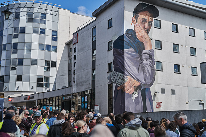 Case Maclaim - Nuart Festival Aberdeen 2024. Photo credit: ©Conor Gault Photography