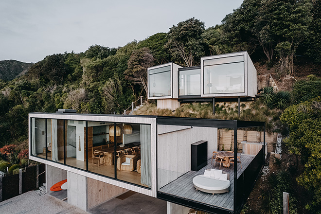 Young Architects - Ligar Bay Bach, 1132 Abel Tasman, New Zealand