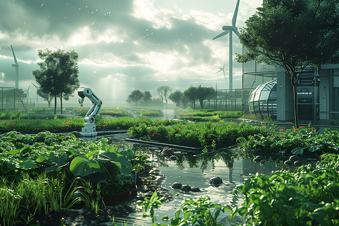 MVRDV - WHAT-IF: Nederland 2100, Waterlogged City Productive Landscape