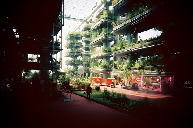 MVRDV - WHAT-IF: Nederland 2100, Sand City Vertical Farming