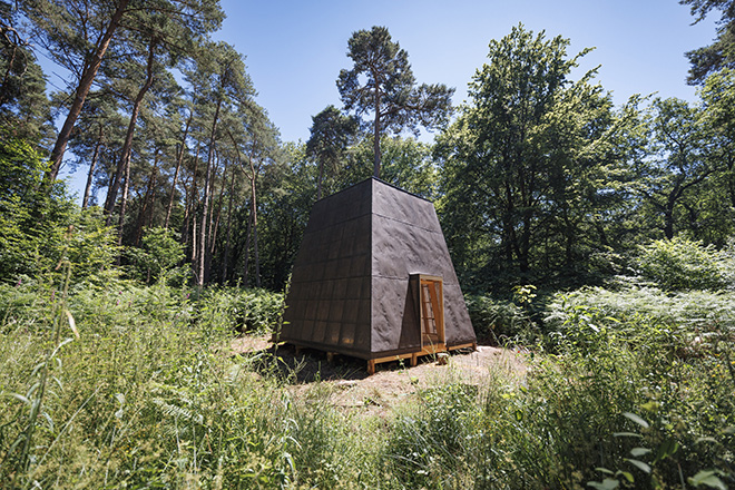 Francisco Parada et Laura R. Salvador - Compluvium Œuvre biosourcée. Photo credit: ©Alan Aubry - Métropole Rouen Normandie