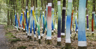 Collectif Boa Mistura - La forêt sacrée - Œuvre collaborative. Photo credit: ©Alan Aubry - Métropole Rouen Normandie