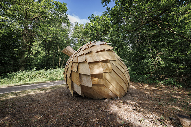 Linfeng Zhou - Le monde dans un gland. Photo credit: ©Alan Aubry - Métropole Rouen Normandie