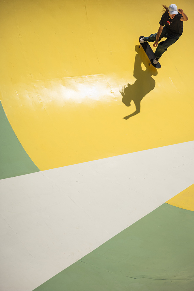 Raphaël Zarka - Cycloïd Piazza, Centre Pompidou, Paris, 2024. Photo credit: Fred Mortagne