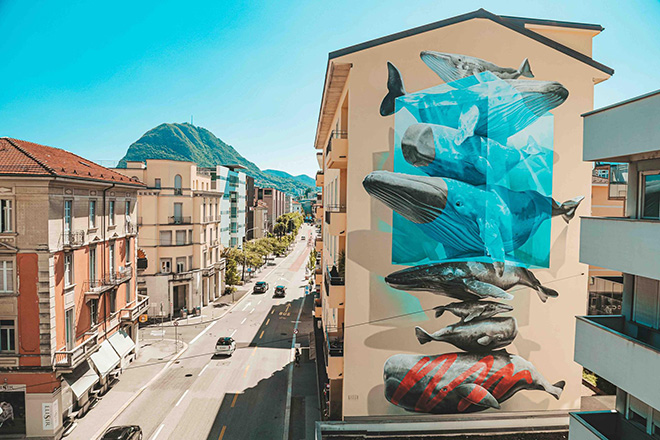 Arte urbana al Lugano LongLake Festival