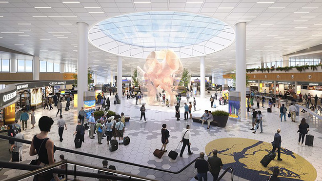 L’arte pubblica prende il volo al nuovo Terminal 6 del JFK di New York