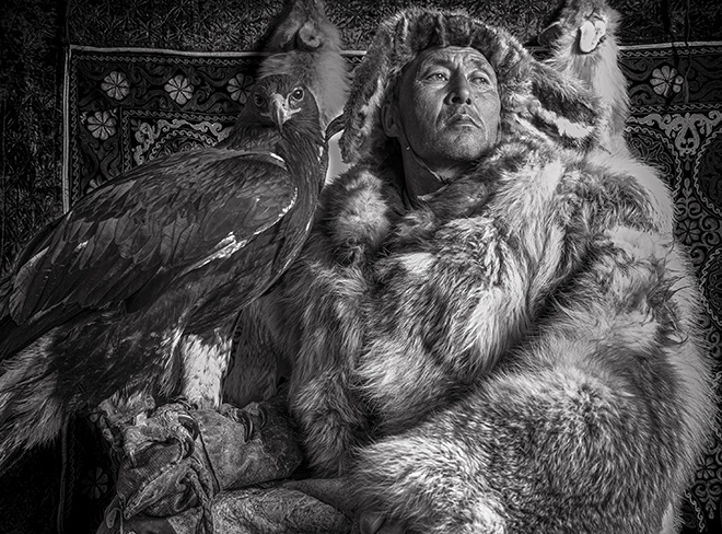 © Apostolos Kaloudis (Greece) / Courtesy of All About Photo - Title of the image: Eaglehunter Huanjol, Last of his Name. Title of the series: Children of the Central Asian revolt of 1916. Merit Award Gallery, AAP Magazine 41 B&W