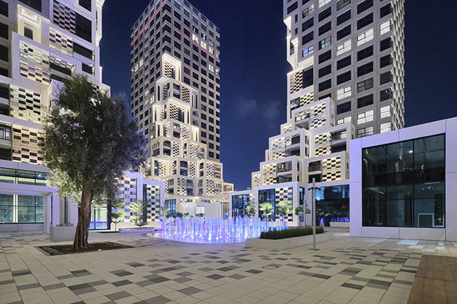 MVRDV - PIXEL, Makers District, Abu Dhabi. Photo credit: © Jon Wallis