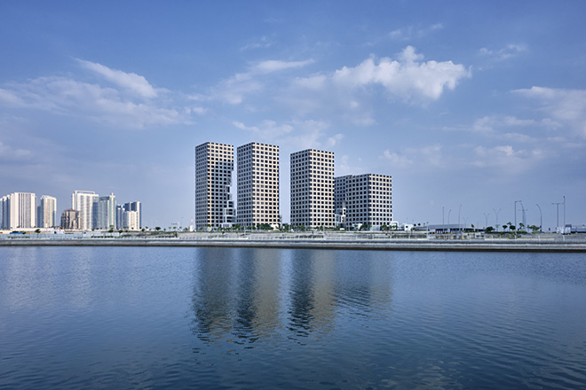 MVRDV - PIXEL, Makers District, Abu Dhabi. Photo credit: © Jon Wallis