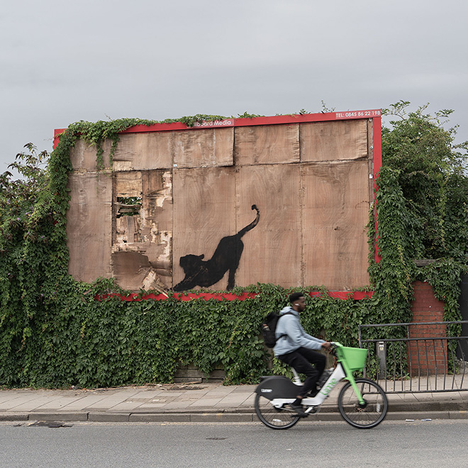 Banksy – “The Cat”, 390 Edgware Road, Cricklewood