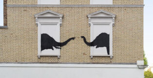 Banksy - “The elephant in the room”, Edith Terrace, Edith Grove, Chelsea, London