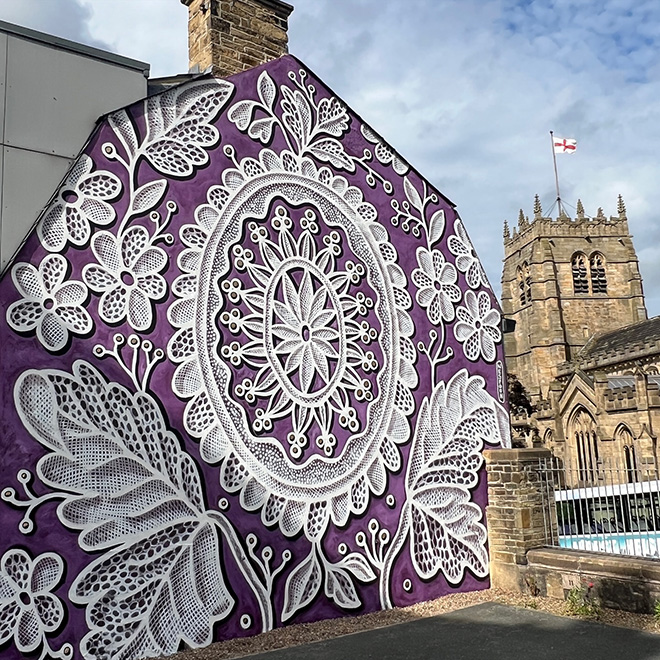 NeSpoon – “Portal”, murale a Bradford