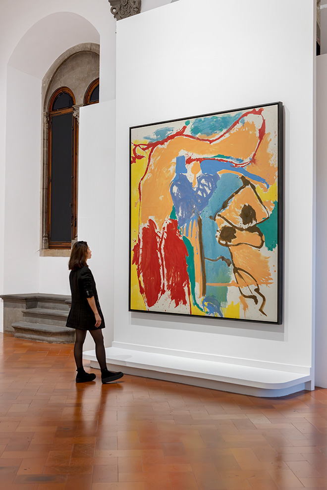 Helen Frankenthaler. Dipingere senza regole”, Palazzo Strozzi, Firenze, 2024. Photo OKNOstudio © 2024 Helen Frankenthaler Foundation, Inc. / Artists Rights Society (ARS), New York / SIAE, Rome