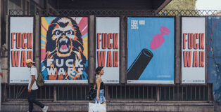 CHEAP - F*CK WAR, Call For Artists 2024, Poster, Bologna. Photo credit: Giulia Rosco