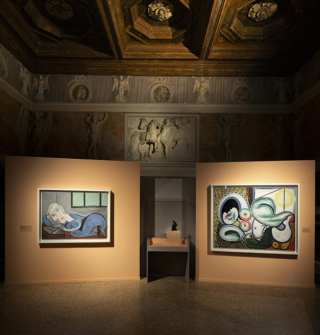 Picasso a Palazzo Te. Poesia e Salvezza. © Succession Picasso by SIAE 2024. Foto: Gian Maria Pontiroli