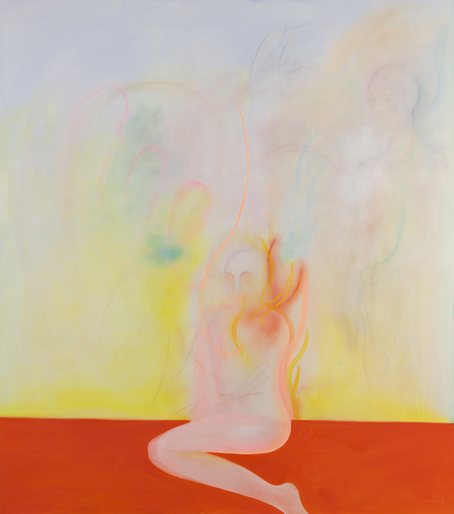 Tal Regev - Untitled, 2023, oil on canvas, 200 x 180 cm.