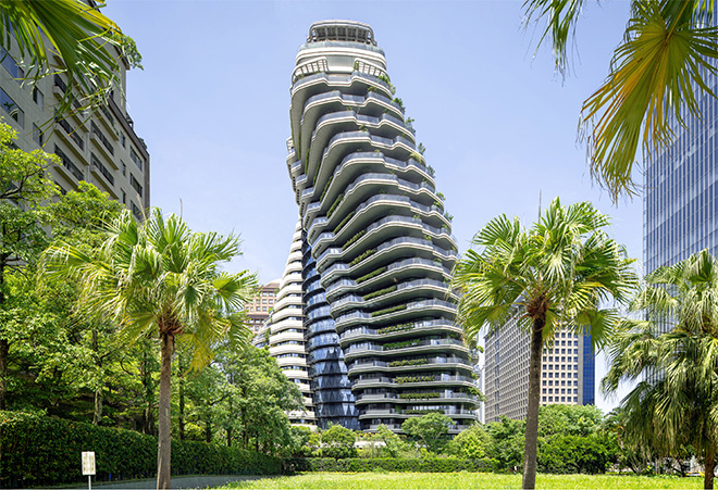 Vincent Callebaut Architectures - Tao Zhu Yin Yuan, The LEED Platinum Residential Tower, Taipei, Taiwan. ©hsiangyun_mai