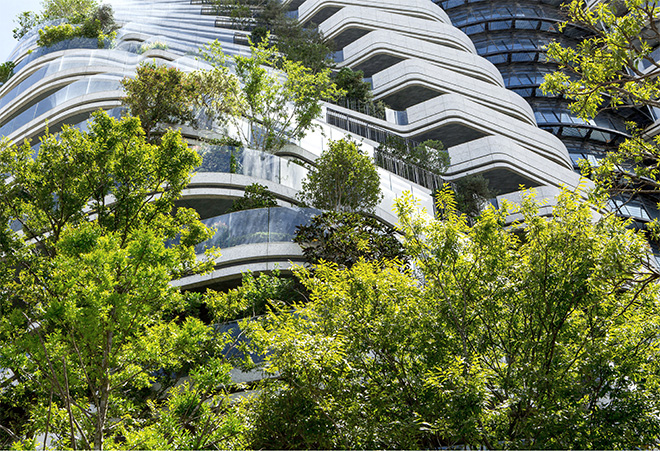 Vincent Callebaut Architectures - Tao Zhu Yin Yuan, The LEED Platinum Residential Tower, Taipei, Taiwan. ©Bes Engineering Corporation