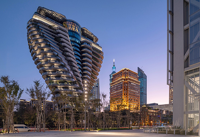 Vincent Callebaut Architectures - Tao Zhu Yin Yuan, The LEED Platinum Residential Tower, Taipei, Taiwan. ©hsiangyun_mai