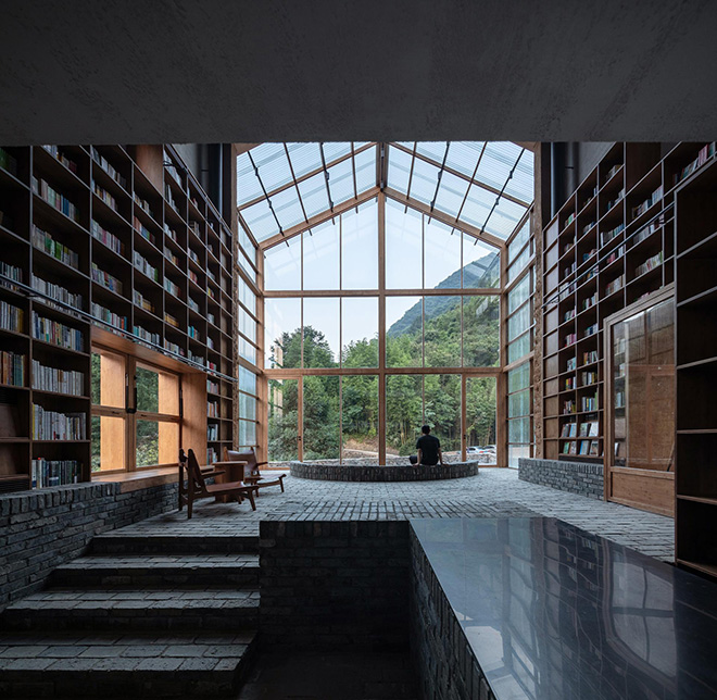 YanjiYou Capsule Bookstore, Zhejiang, Cina. Ph. Su Shengliang