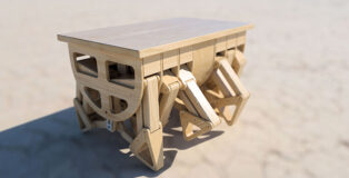 Giliam de Carpentier - Carpentopod: a walking table project